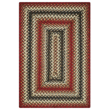 Homespice D"cor Chester Jute Braided Rug 4 x 6' Oval