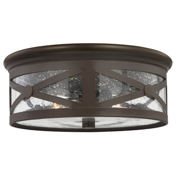 Generation Lighting Lakeview Two Light Outdoor Flush Mount 7821402-71