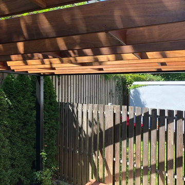 Brooklyn backyard with small playground