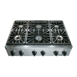 Dacor Discovery 36" Gas Rangetop, Stainless Steel Liquid Propane | EG366SCHLP - Cooktops