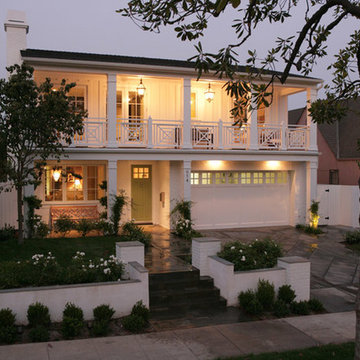 Coastal Colonial style in Brentwood, CA
