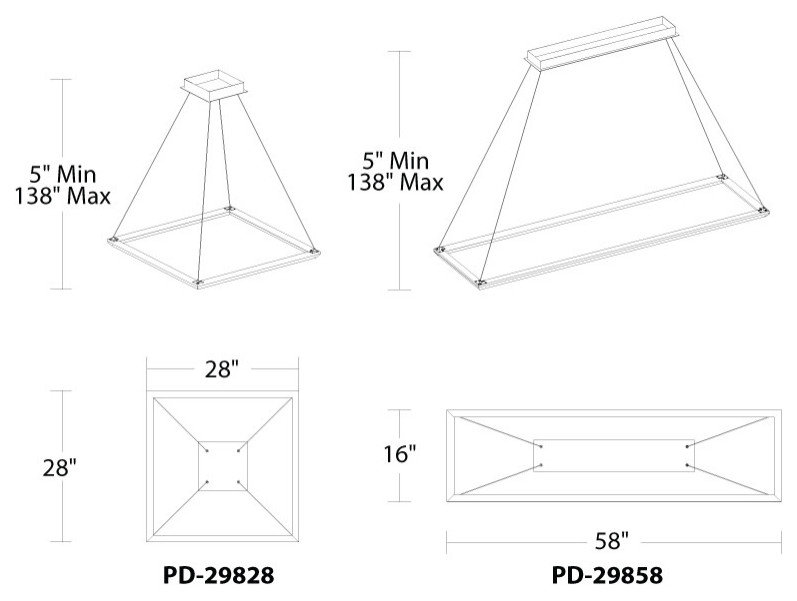 WAC Lighting PD-29828 Frame 28