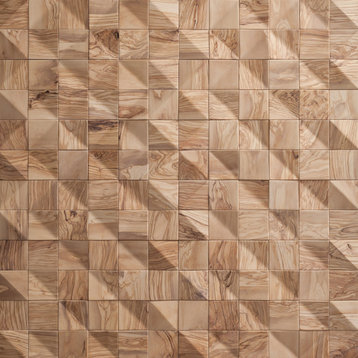 Waves - Reclaimed Wood Tiles by Wonderwall Studios (10.33 sq ft)