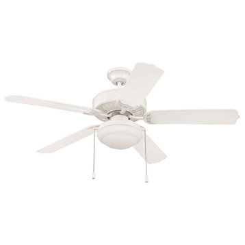 Craftmade 52" Enduro Plastic With Light Kit Ceiling Fan, White