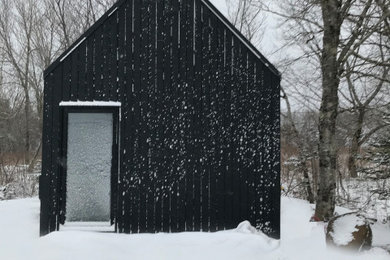 Inspiration for a small modern home design remodel in Other