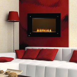 Napoleon - Napoleon 39-Inch Black Wall Mount with Electric Fireplace Heater - EF39HD - Indoor Fireplaces