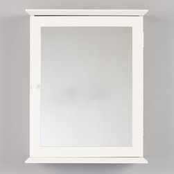 John Lewis St Ives Single Mirrored Bathroom Cabinet - Bathroom Cabinets & Shelves