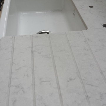 Chiswick residence in Silestone Lagoon Suede quartz