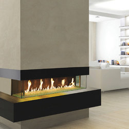 DaVinci by Travis Industries - DaVinci Bay Window - Indoor Fireplaces