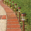 One Stop Gardens Solar Copper LED Path Lights - 10 Piece