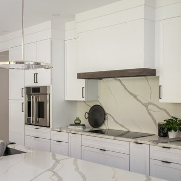 Warm Modern Kitchen Designed for Hosting