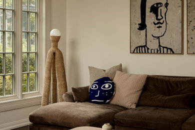 Minimalist living room photo in Salt Lake City