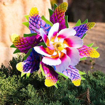 Flower Pinwheels