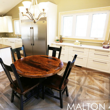 Round Reclaimed Wood Tables