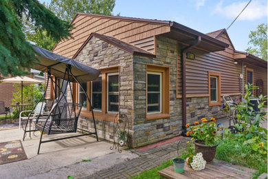 Inspiration for a large modern home design remodel in Other