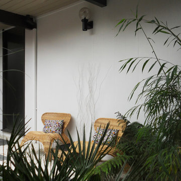Eichler's home atrium in Sunnyvale, CA