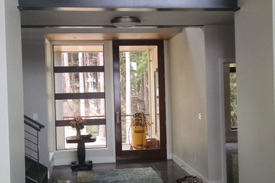 Inspiration for a contemporary home design remodel in Seattle