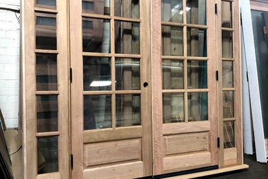 Double Panel Bottom Exterior French Patio Door Prehung Unit
