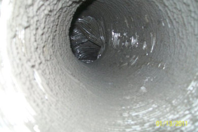 Air Duct Cleaning Pictures before and after