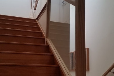 Glass and Timber Balustrade to Existing Staircase