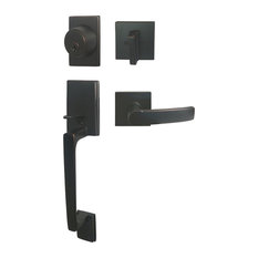 50 Most Por Entry Door Handlesets For 2018 Houzz Ebuilderdirect Square Contemporary Door Lever Style 8048 Dark Oil Rubbed Bronze Handleset