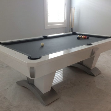 White Pool Table by MITCHELL Pool Tables