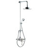 Traditional Thermostatic Shower System With Rose Head, Grand Riser and Handset