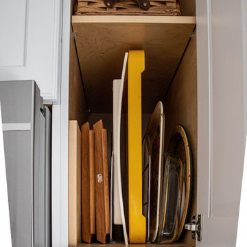 Greenfield Cabinetry White Kitchen, Office Area and Pantry Storage