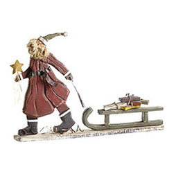 Sledding St. Nicholas - New - Holiday Accents And Figurines