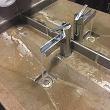 Bathroom Sink - Waterfall Faucets