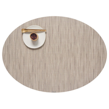 Bamboo Oval Table Mat, Oat