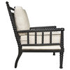 Abacus Relax Chair, Distressed Black