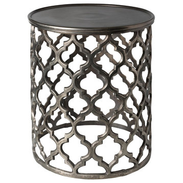 Hammett Accent Table by Surya, Charcoal