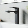 VIGO Davidson Single Hole Bathroom Faucet, Matte Black