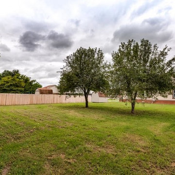 Large Back Yard with Mature Apple Trees