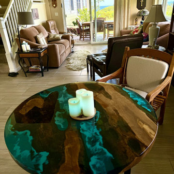 The Beauty of Turquoise Resin & Black Walnut Wood, Together at Last