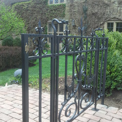 hand forged garden gate - Home Fencing And Gates