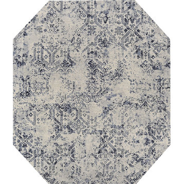 Lombardi Transitional Rug oyster, 3'11"x5'3" Long  Octagon