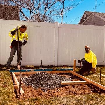 Pad Prep & Stone Base Install | Langhorne Backyard Project
