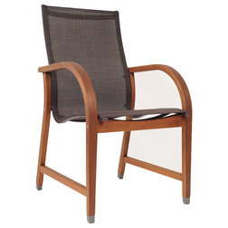 Transitional Outdoor Dining Chairs by International Home Miami Corp