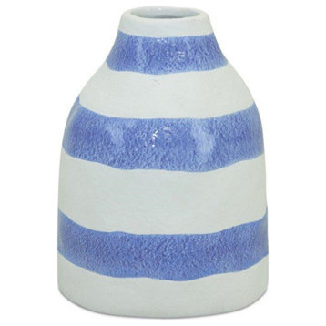 Vase, Set of 2, 5.25"Lx6.75"H Ceramic