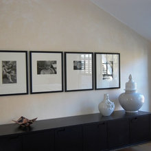 pictures hung