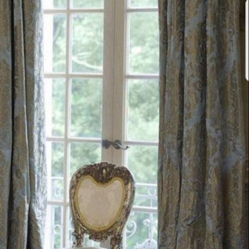LUXURY BEDDING, CURTAINS, & UPHOLSTERY