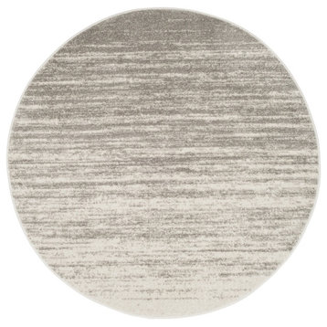 Safavieh Adirondack Collection ADR113 Rug, Light Grey/Grey, 4' Round