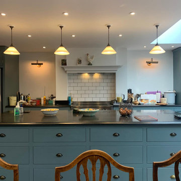 Honed Black Granite Worktops - Brixton