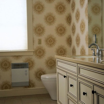 Concord Master Bathroom Wallpaper