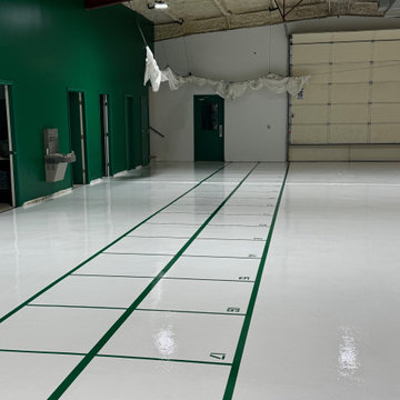 Custom Logo Epoxy Floor- Helena 4H Building