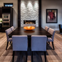 Living room, and kitchen