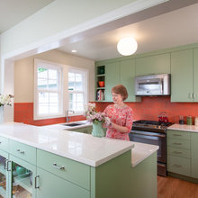 bilevel kitchen counter