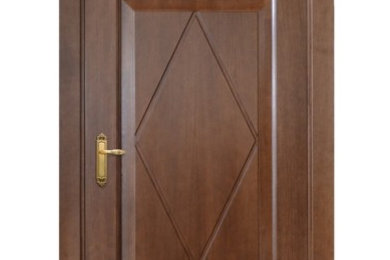 Дверь массив дуба Эпир. Варианты декорирования